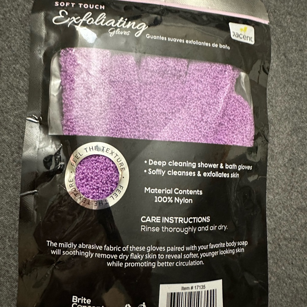Exfoliating gloves - Picture 2 of 2